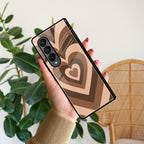 Latte Love Patter Glossy Metal Case Cover Coffee For Samsung - ShopOnCliQ