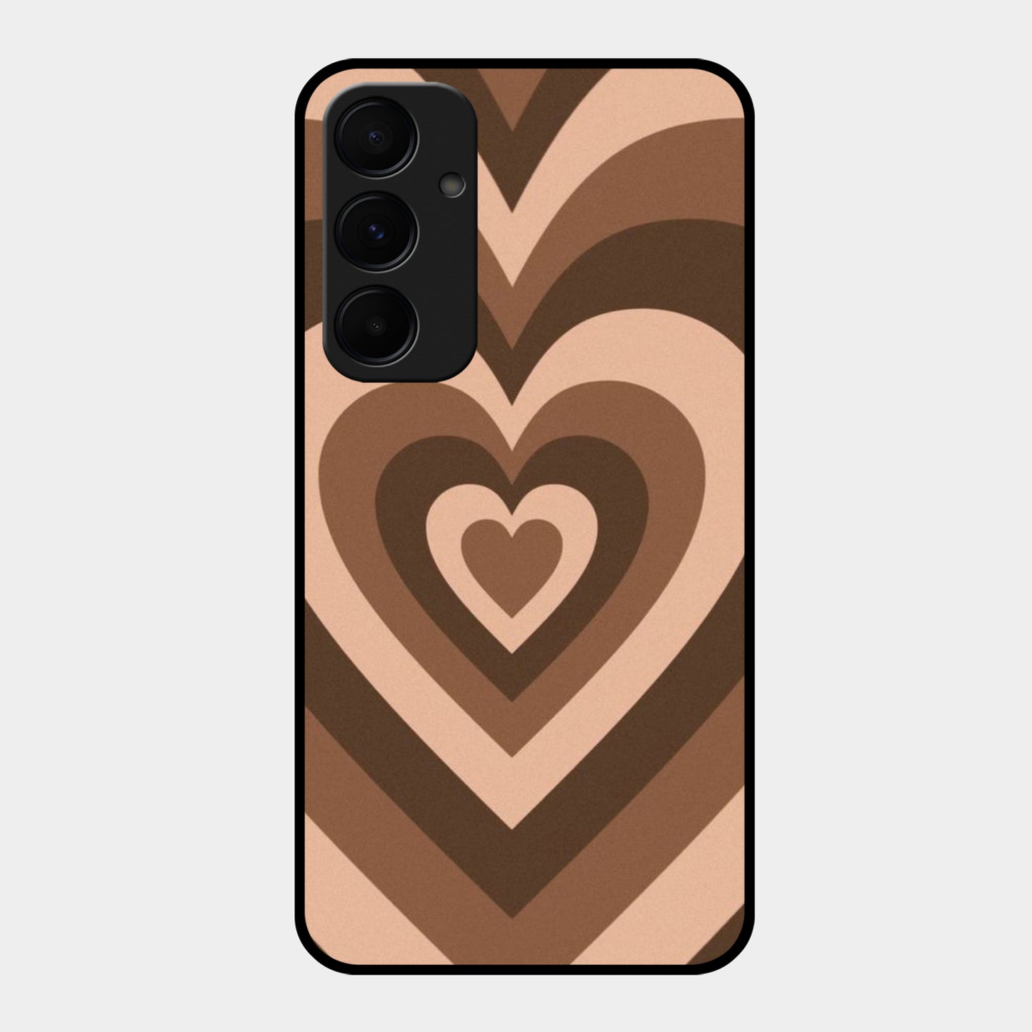 Latte Love Pattern Glossy Metal Case Cover For Samsung ShopOnCliQ