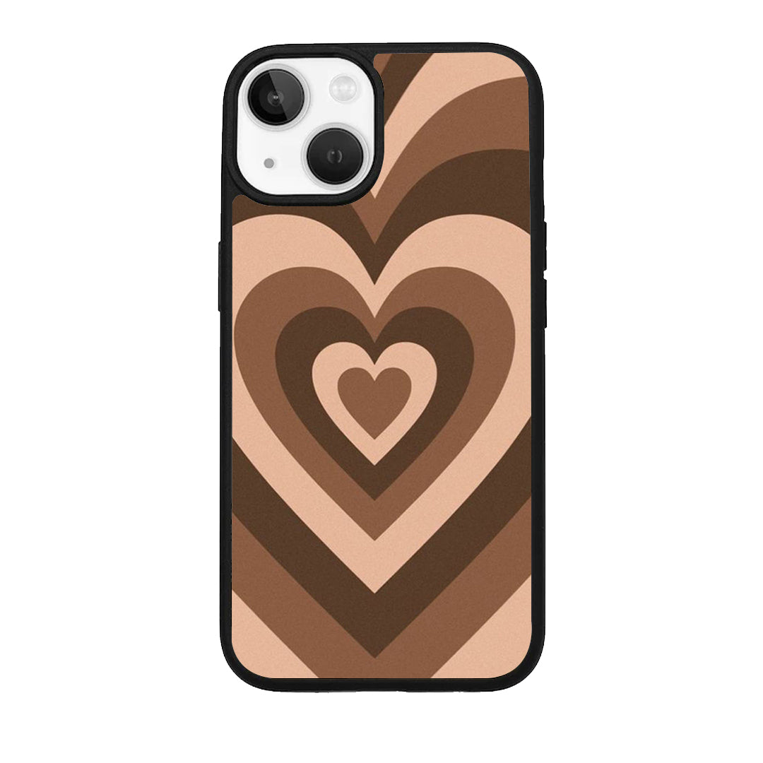 Latte Love Pattern Glossy Metal Case Cover For iPhone ShopOnCliQ