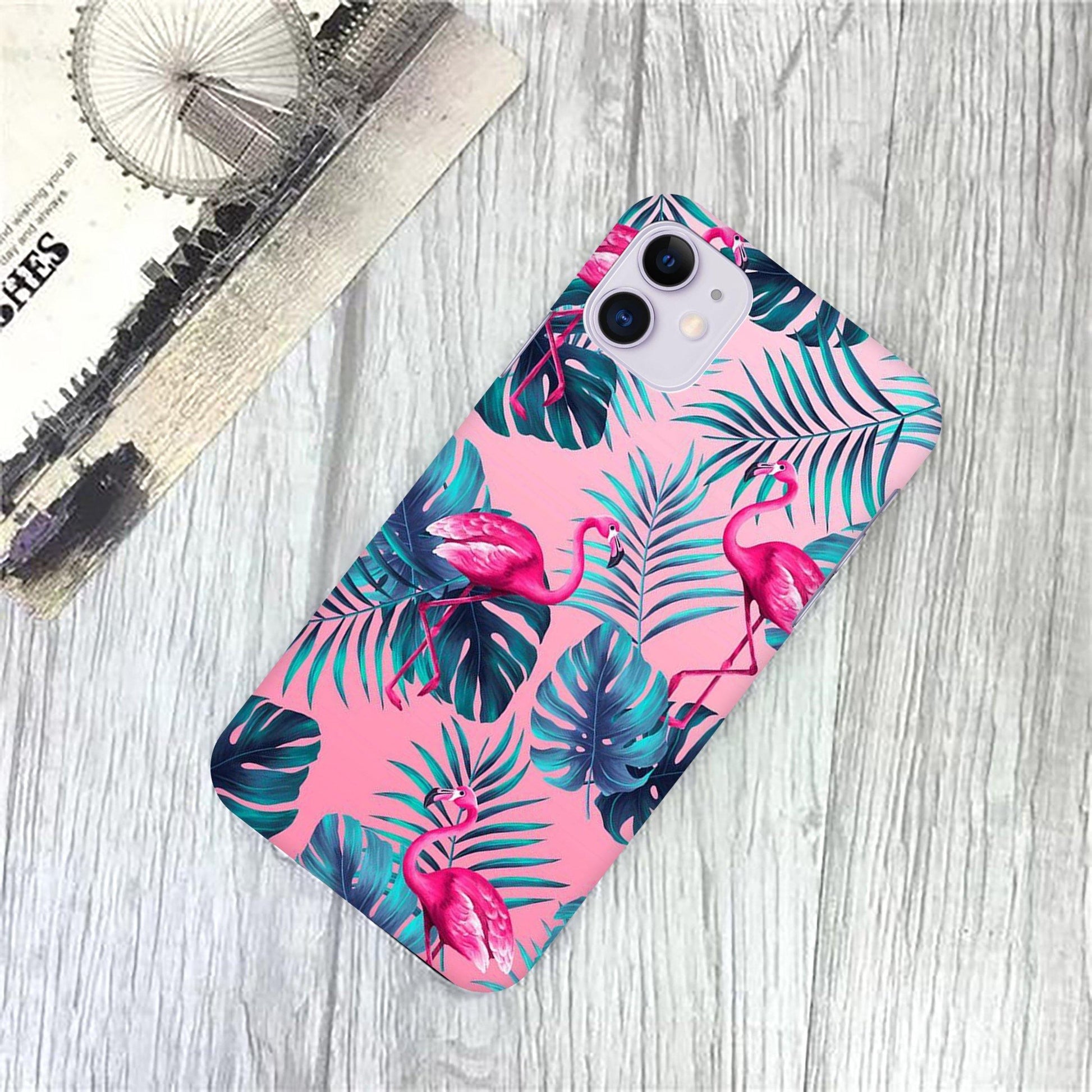 Leaf Print Slim Matte Phone Cover Case ShopOnCliQ