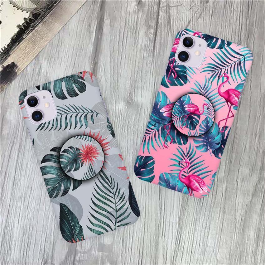 Leaf Print Slim Matte Phone Cover Case ShopOnCliQ