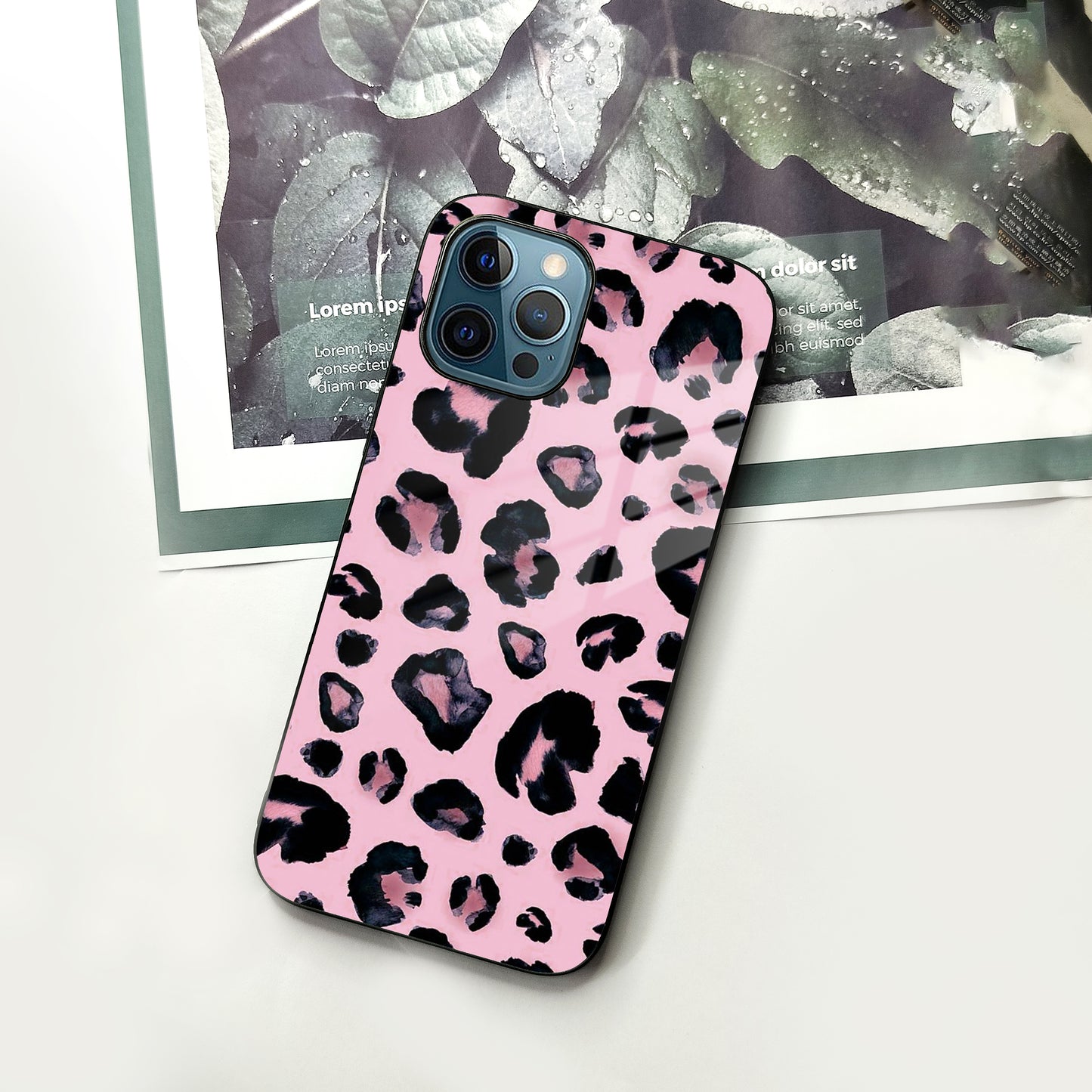 Leopard Glass Phone Case Cover For iPhone ShopOnCliQ