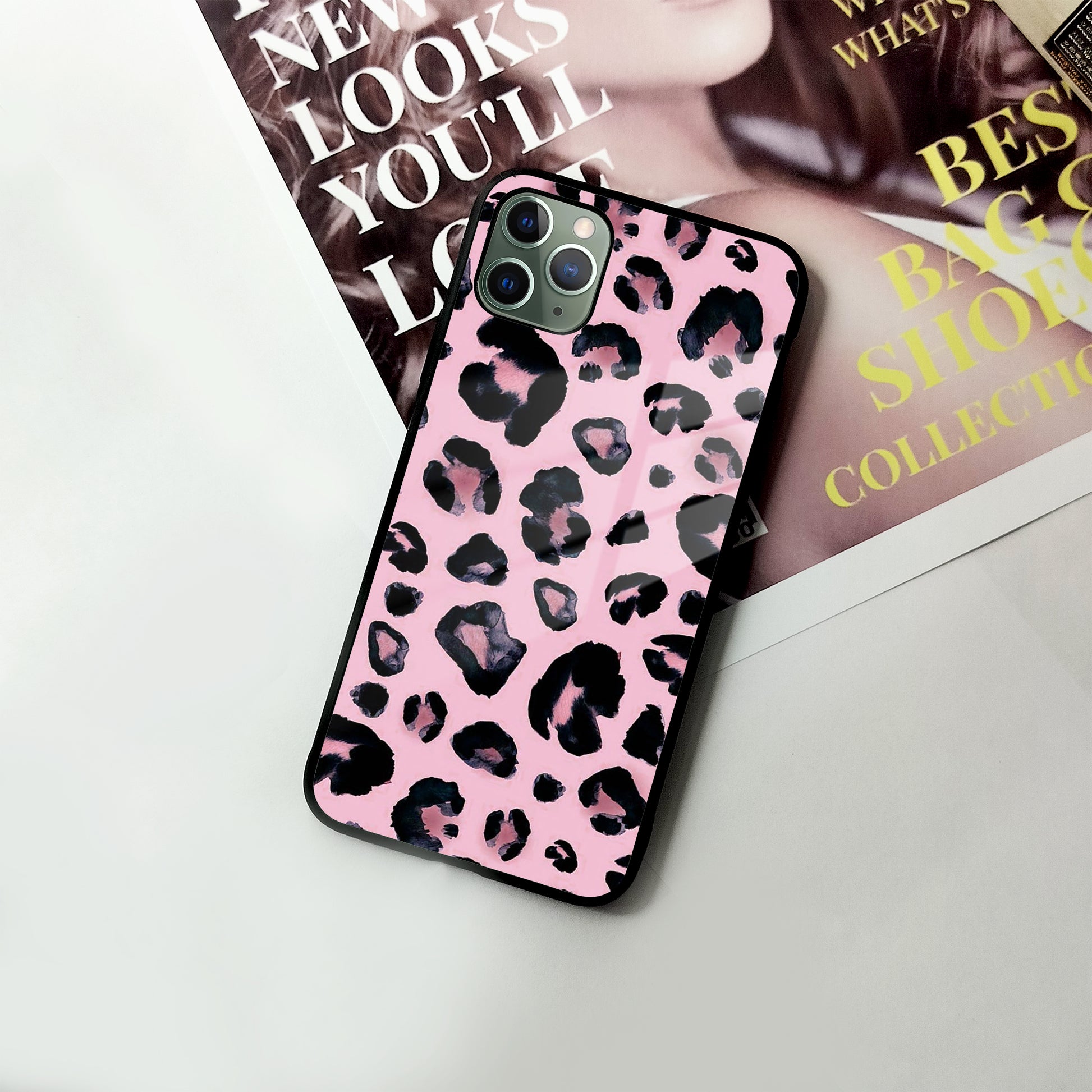 Leopard Glass Phone Case Cover For iPhone ShopOnCliQ