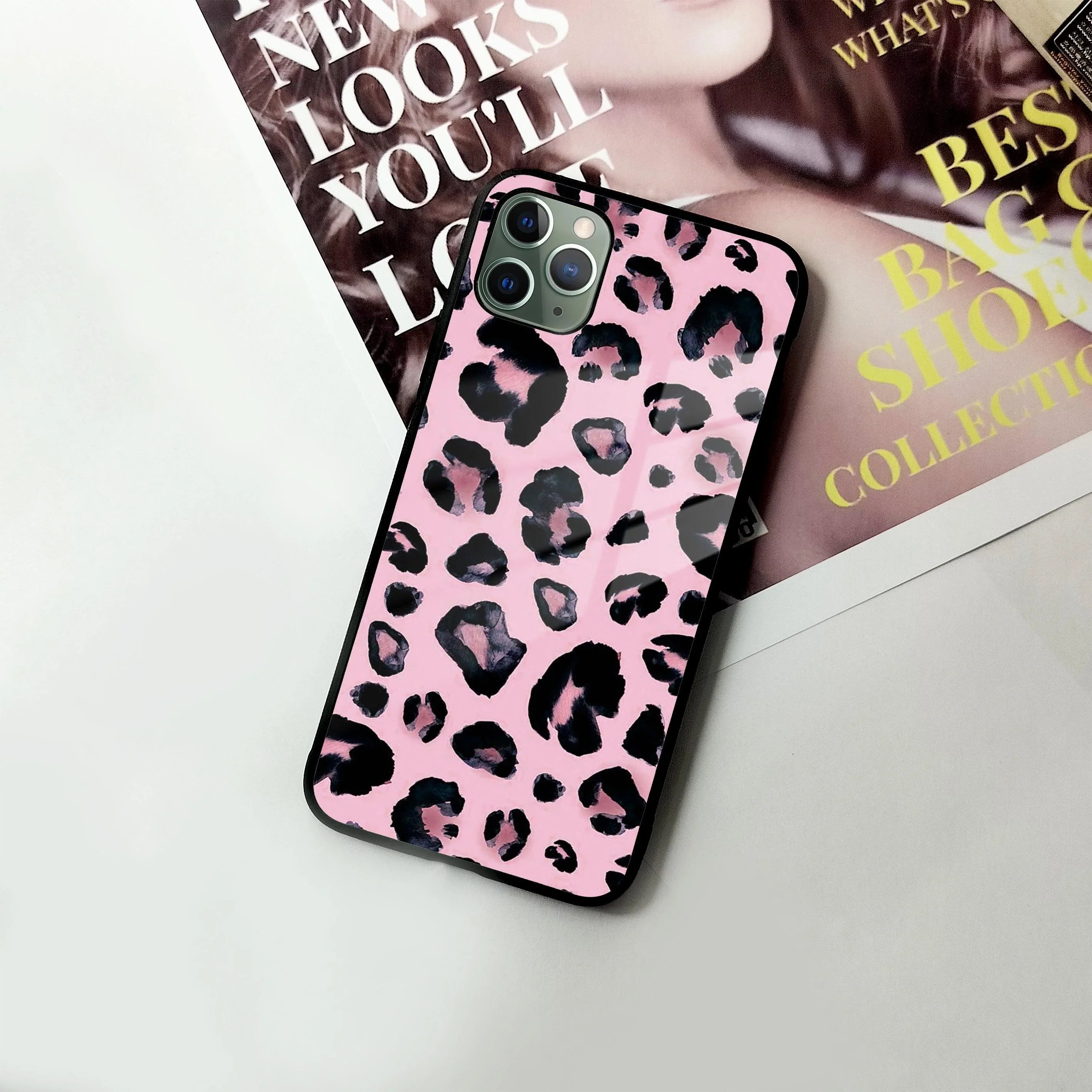 Leopard Glass Phone Case Cover For iPhone - ShopOnCliQ