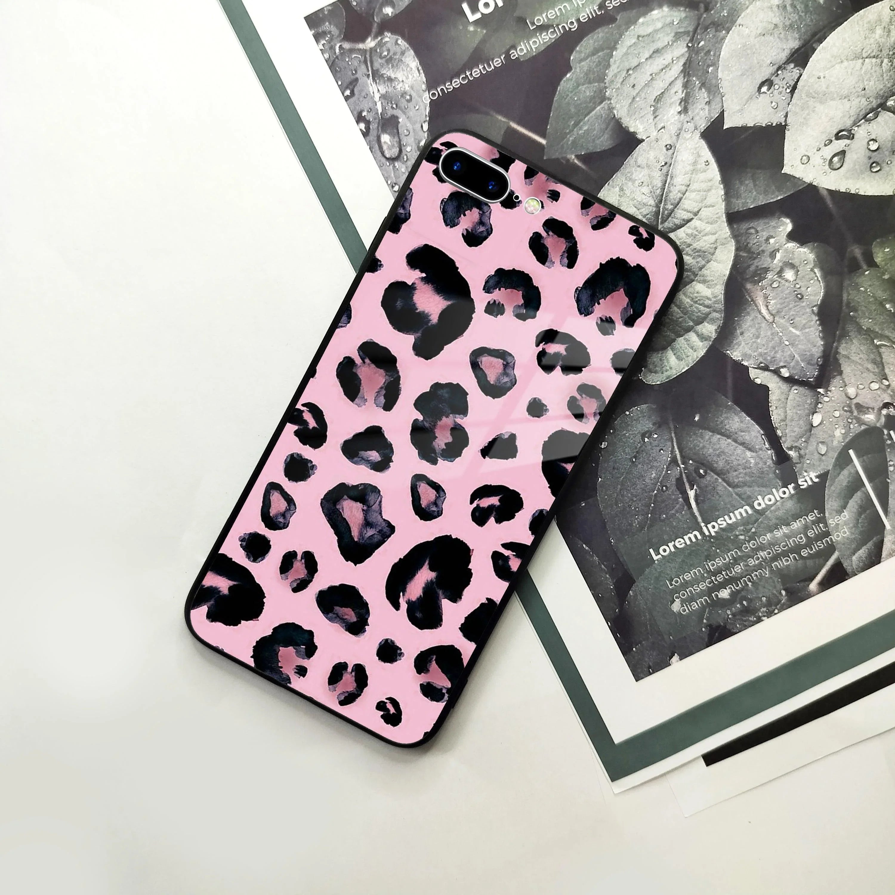 Leopard Glass Phone Case Cover For iPhone - ShopOnCliQ