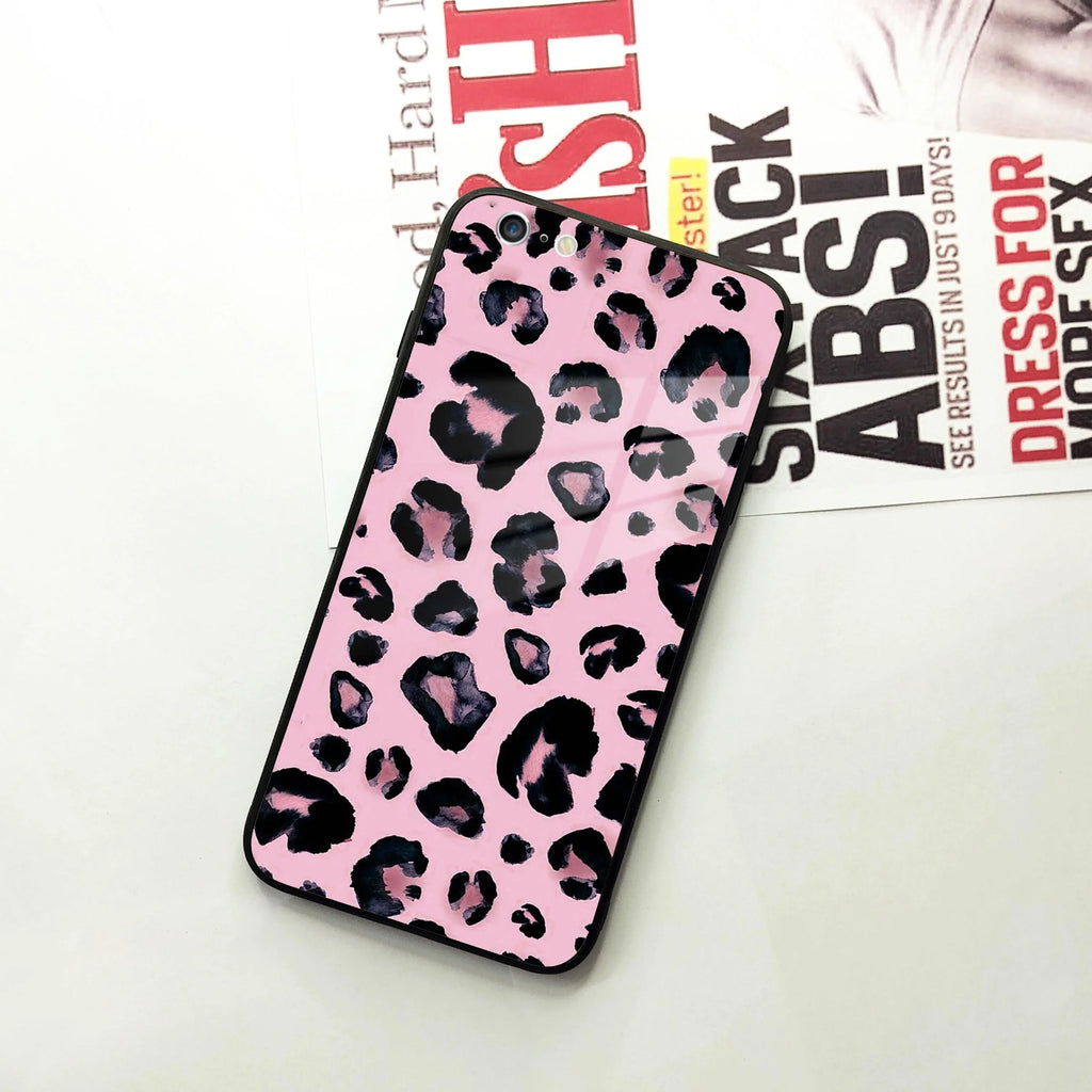 Leopard Glass Phone Case Cover For iPhone - ShopOnCliQ