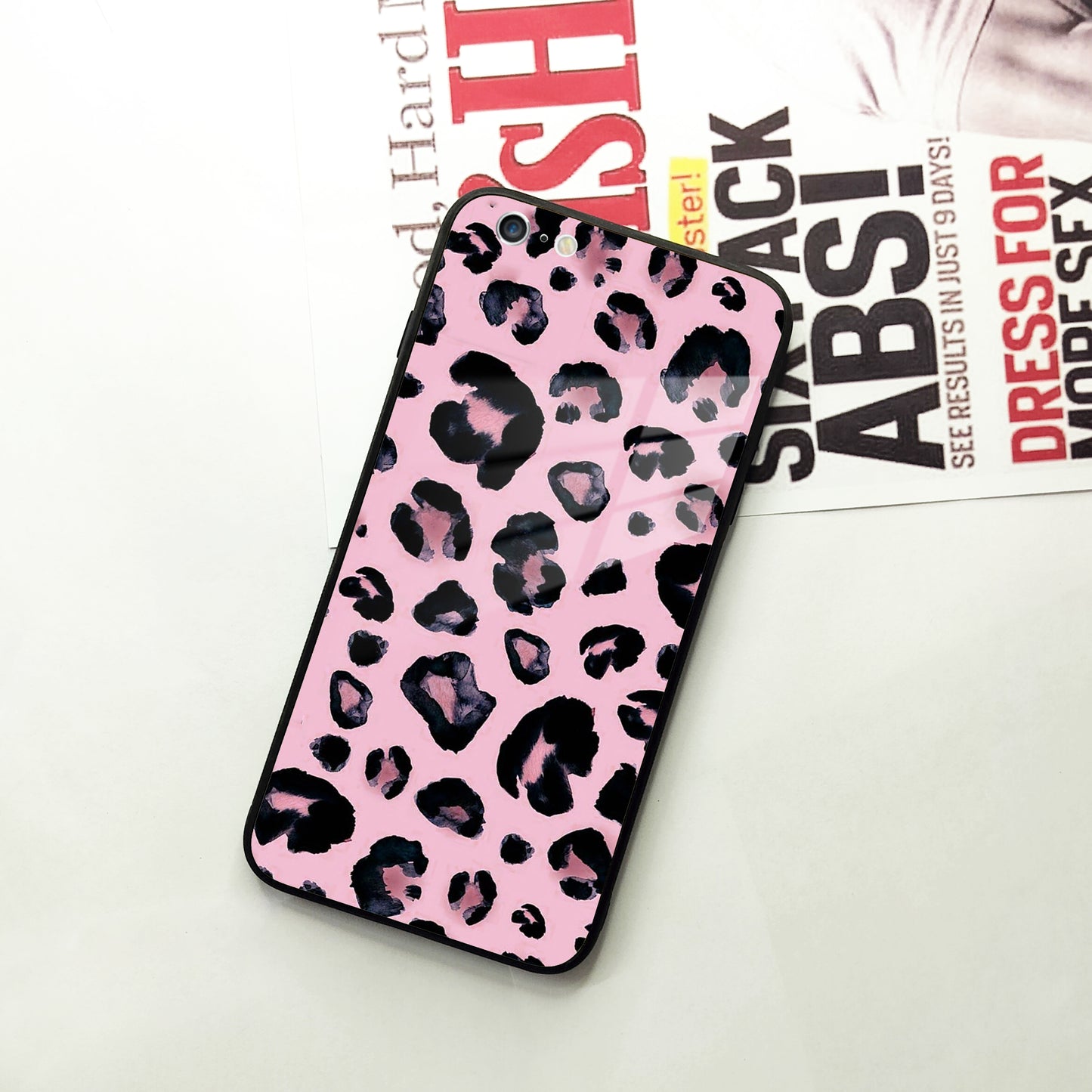 Leopard Glass Phone Case Cover For iPhone ShopOnCliQ