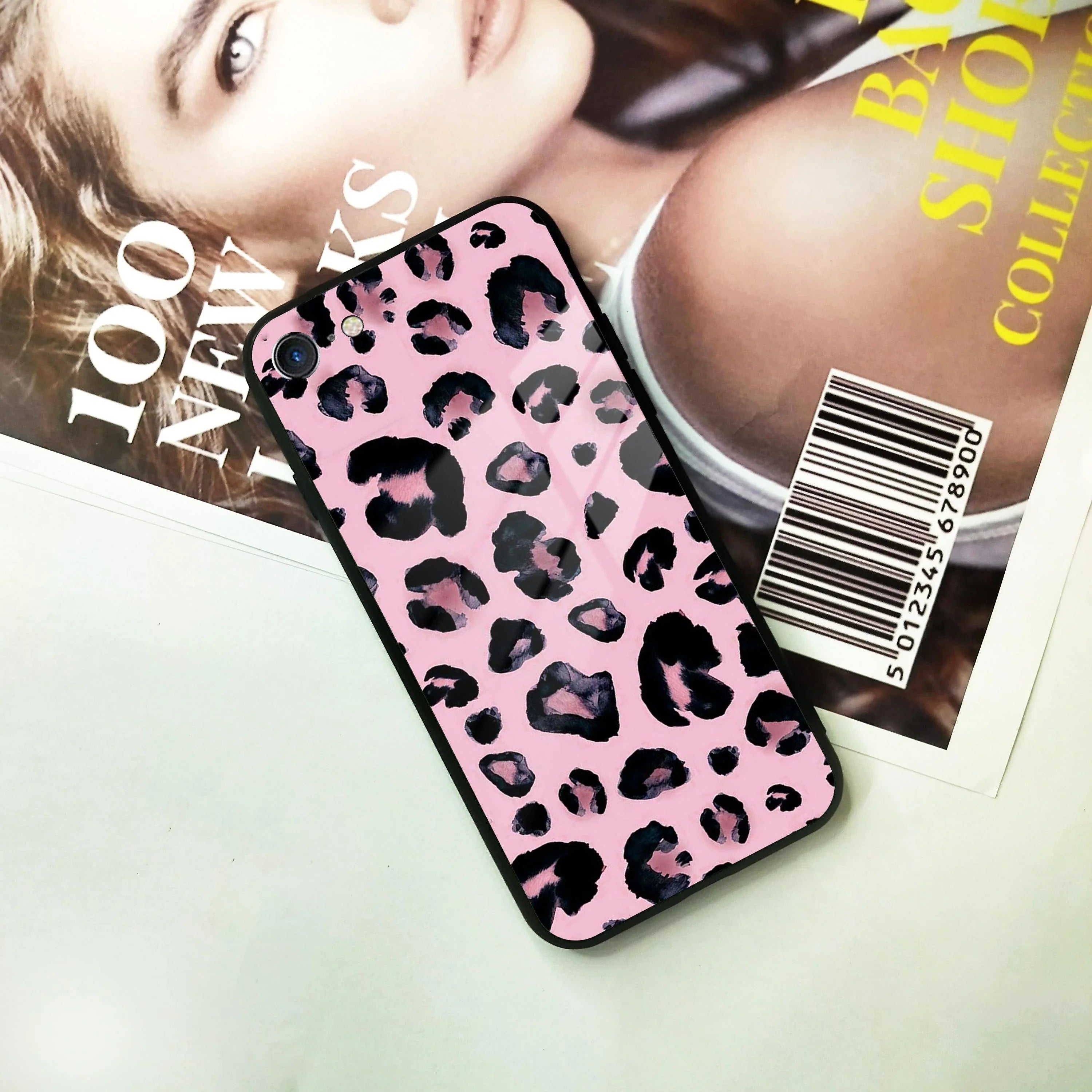 Leopard Glass Phone Case Cover For iPhone - ShopOnCliQ