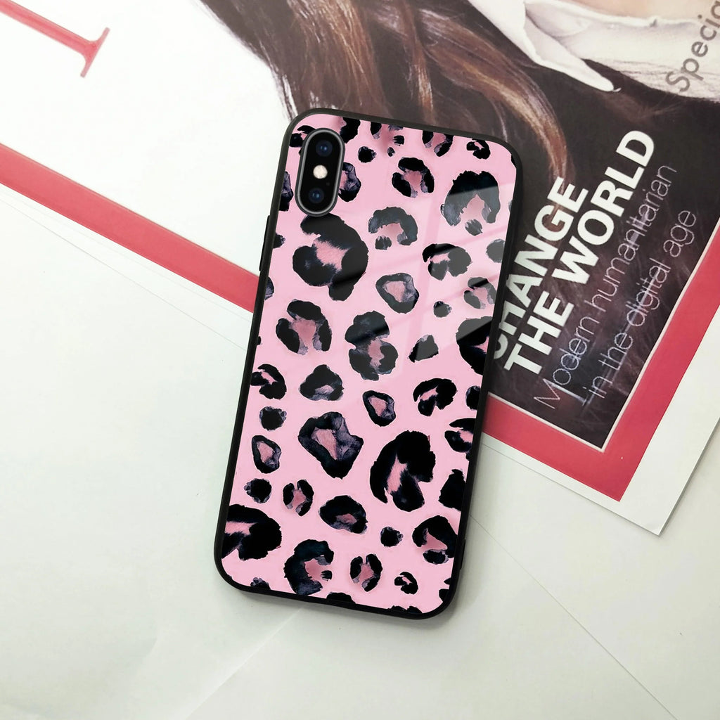 Leopard Glass Phone Case Cover For iPhone - ShopOnCliQ