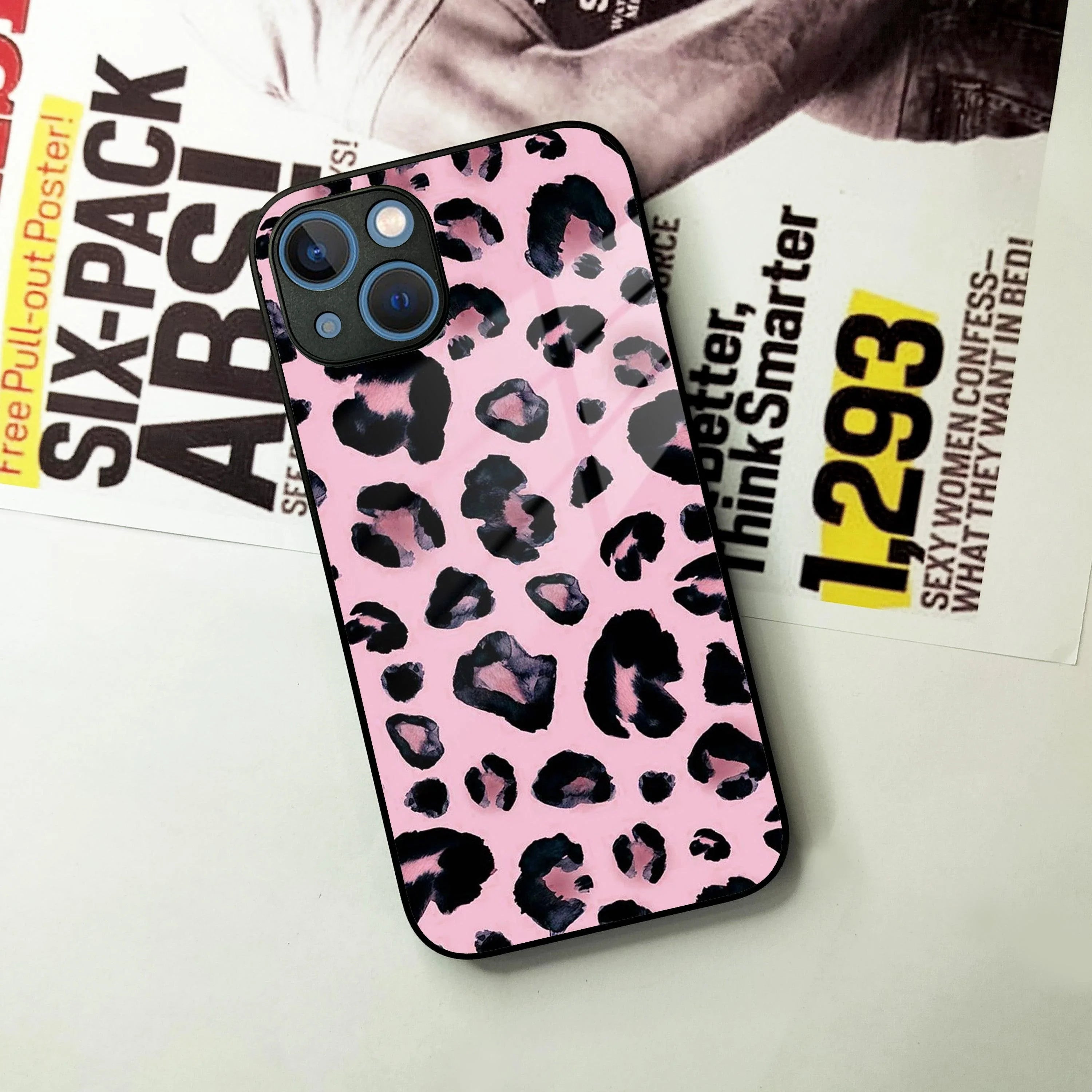 Leopard Glass Phone Case Cover For iPhone - ShopOnCliQ