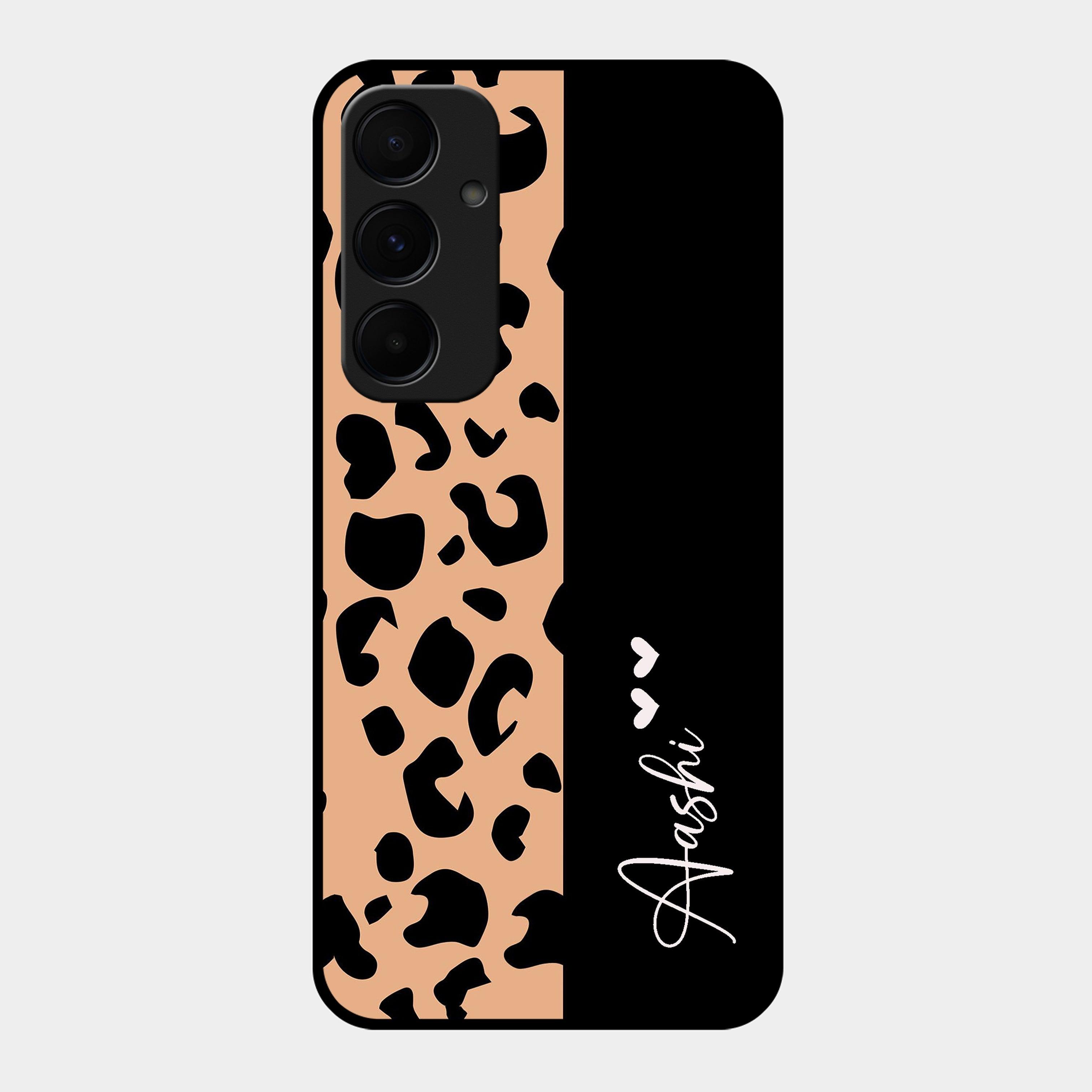Leopard Glossy Metal Case Cover For Motorola - ShopOnCliQ