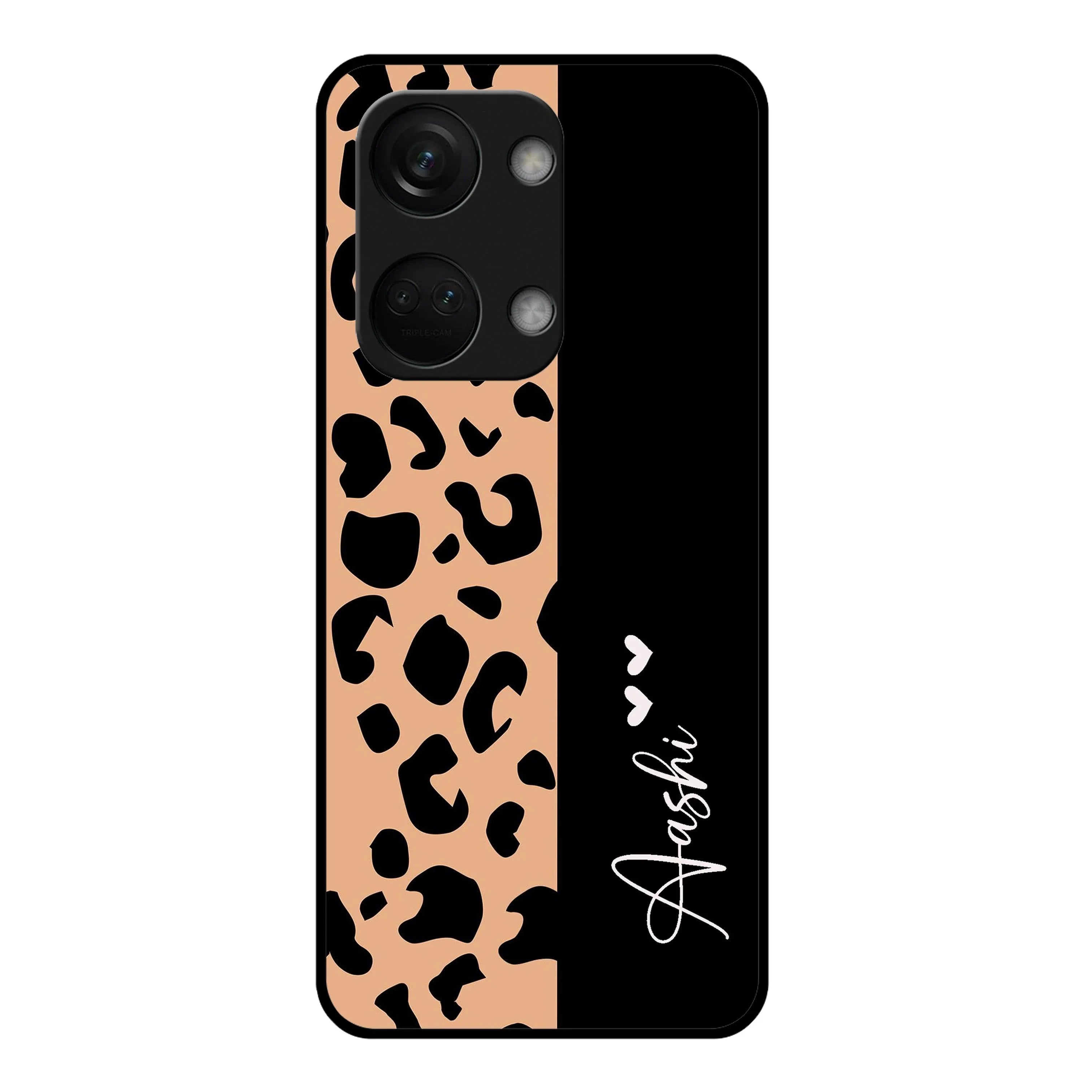 Leopard Glossy Metal Case Cover For OnePlus - ShopOnCliQ