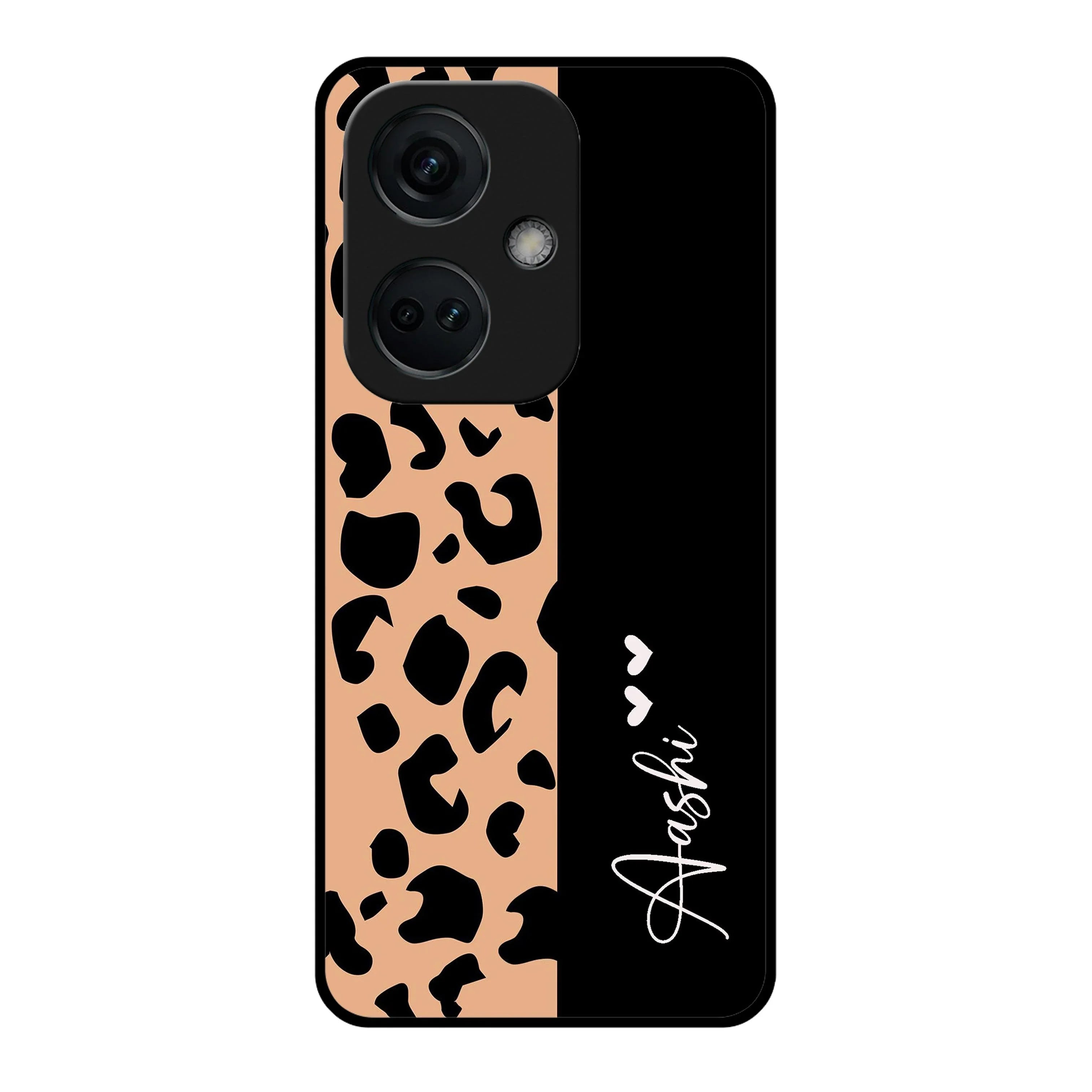 Leopard Glossy Metal Case Cover For OnePlus - ShopOnCliQ