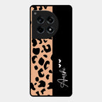 Leopard Glossy Metal Case Cover For OnePlus - ShopOnCliQ