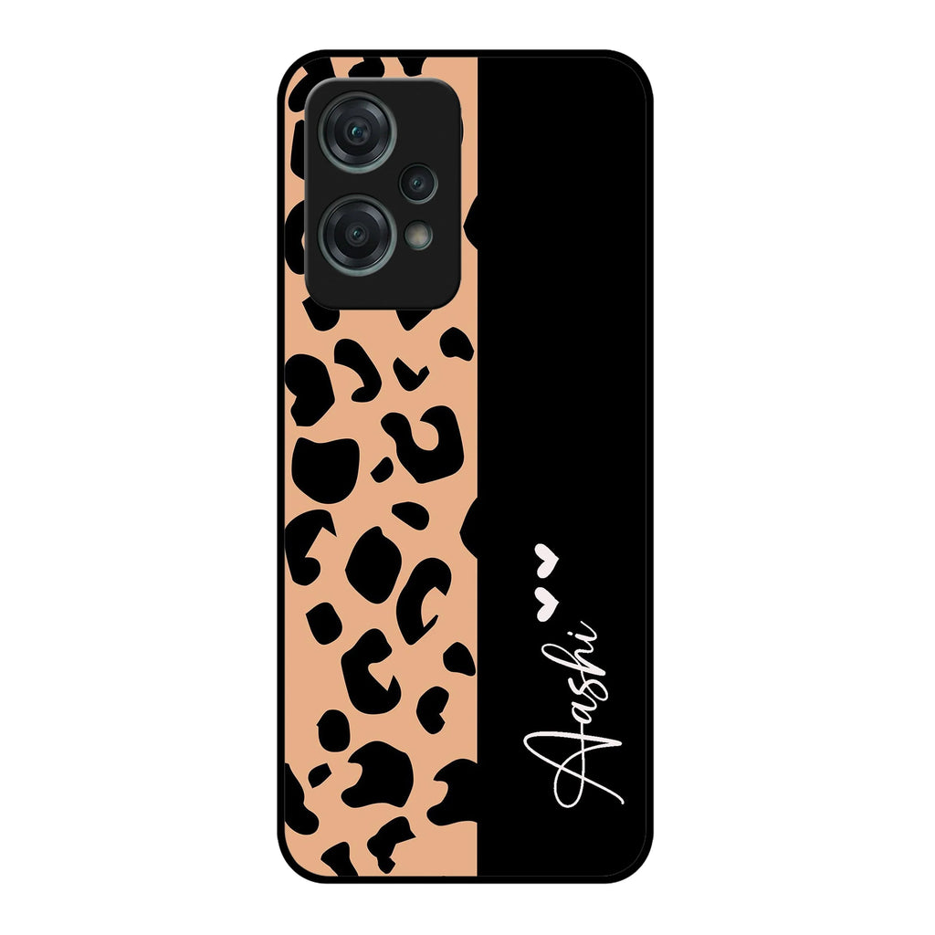 Leopard Glossy Metal Case Cover For OnePlus - ShopOnCliQ
