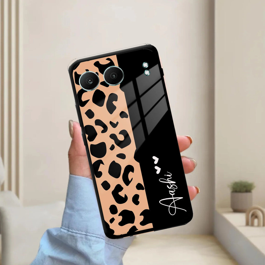 Leopard Glossy Metal Case Cover For OnePlus - ShopOnCliQ