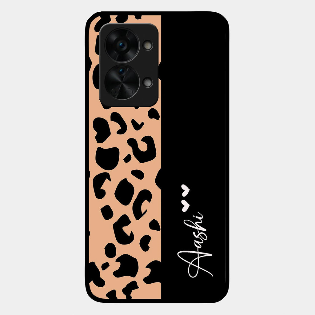 Leopard Glossy Metal Case Cover For OnePlus - ShopOnCliQ