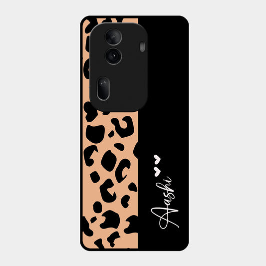 Leopard Glossy Metal Case Cover For Oppo ShopOnCliQ