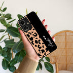 Leopard Glossy Metal Case Cover For Oppo - ShopOnCliQ