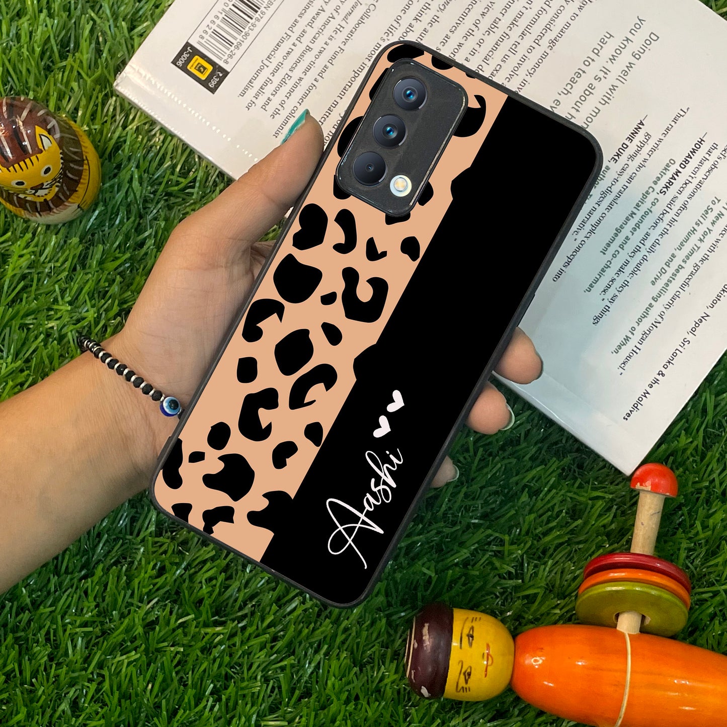 Leopard Glossy Metal Case Cover For Realme ShopOnCliQ