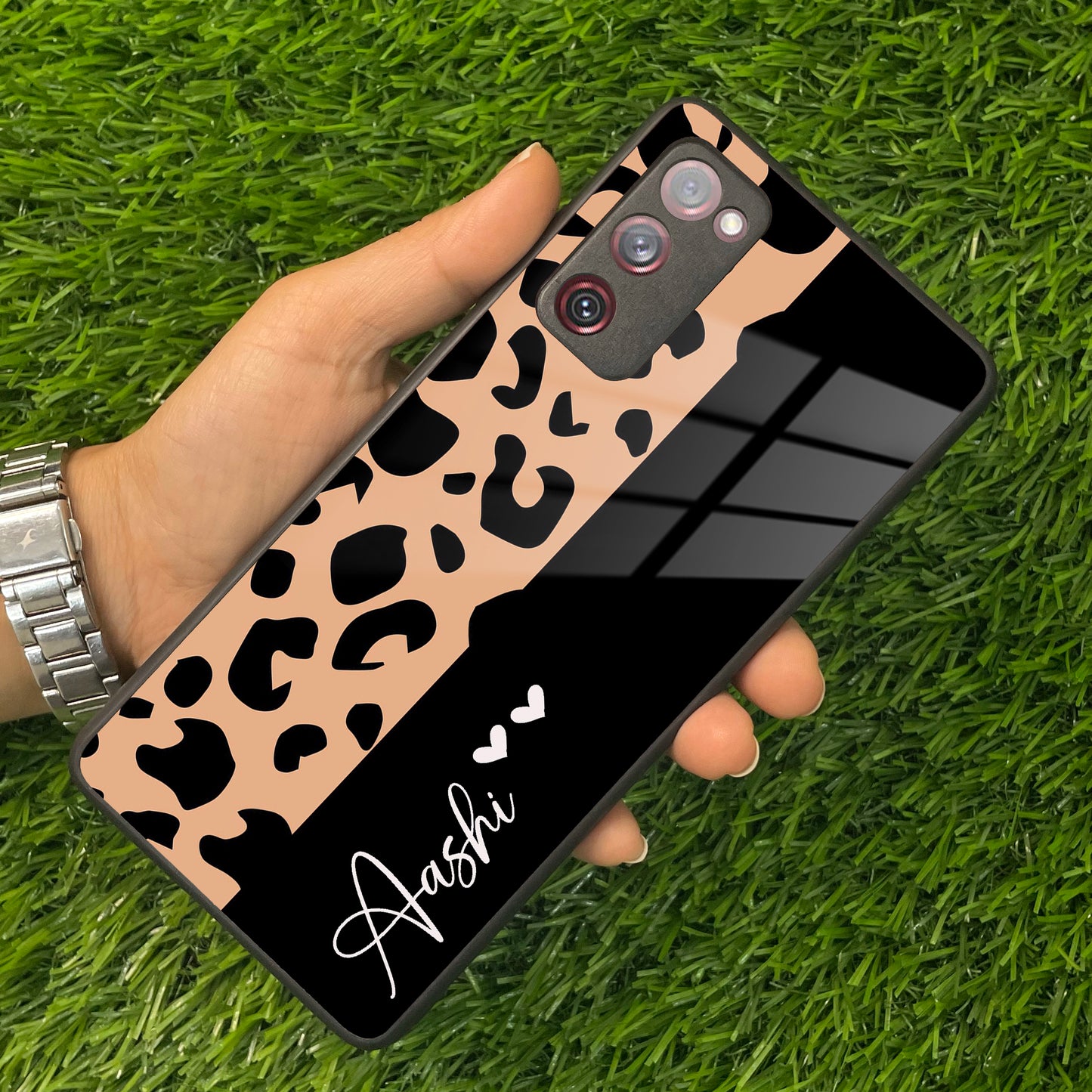 Leopard Glossy Metal Case Cover For Samsung ShopOnCliQ