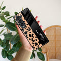 Leopard Glossy Metal Case Cover For Samsung - ShopOnCliQ
