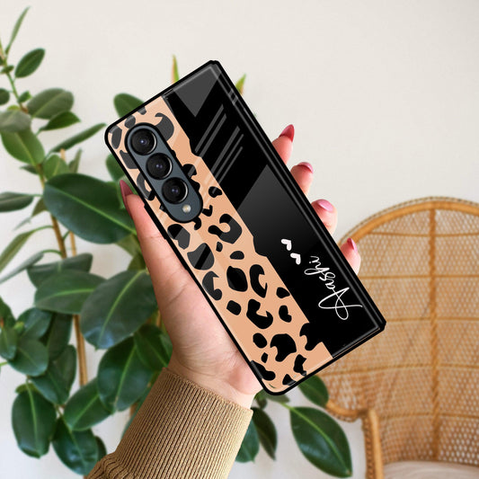 Leopard Glossy Metal Case Cover For Samsung - ShopOnCliQ