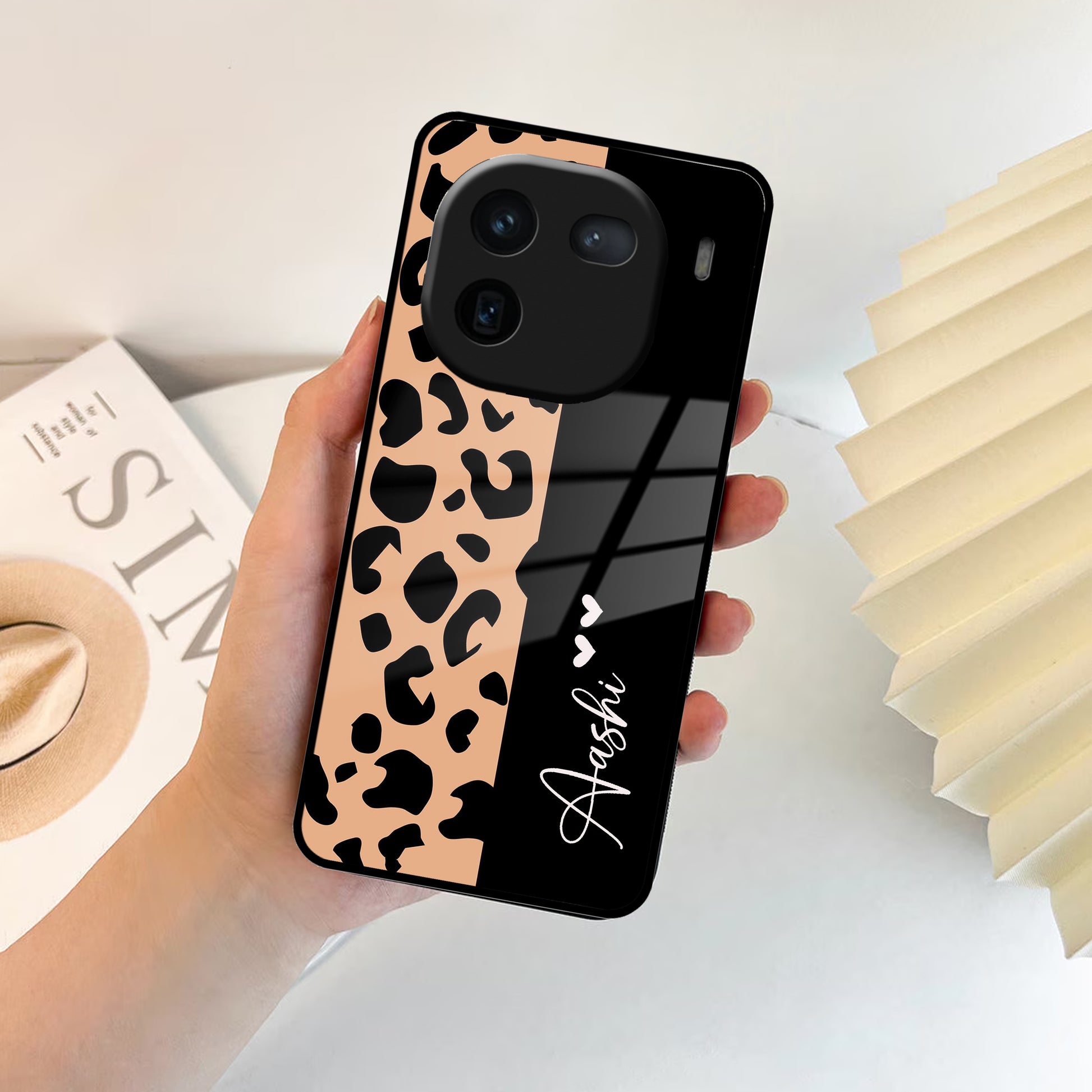 Leopard Glossy Metal Case Cover For Vivo ShopOnCliQ