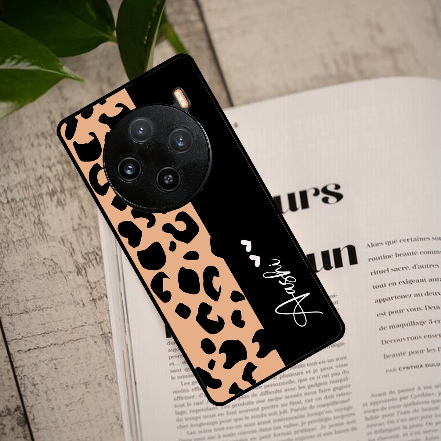 Leopard Glossy Metal Case Cover For Vivo ShopOnCliQ