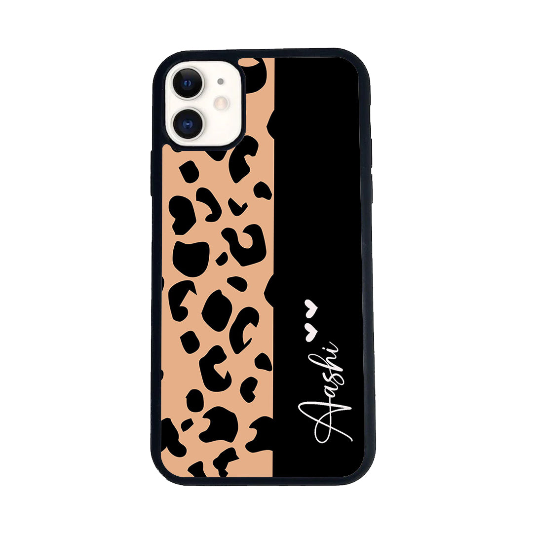 Leopard Glossy Metal Case Cover For iPhone ShopOnCliQ