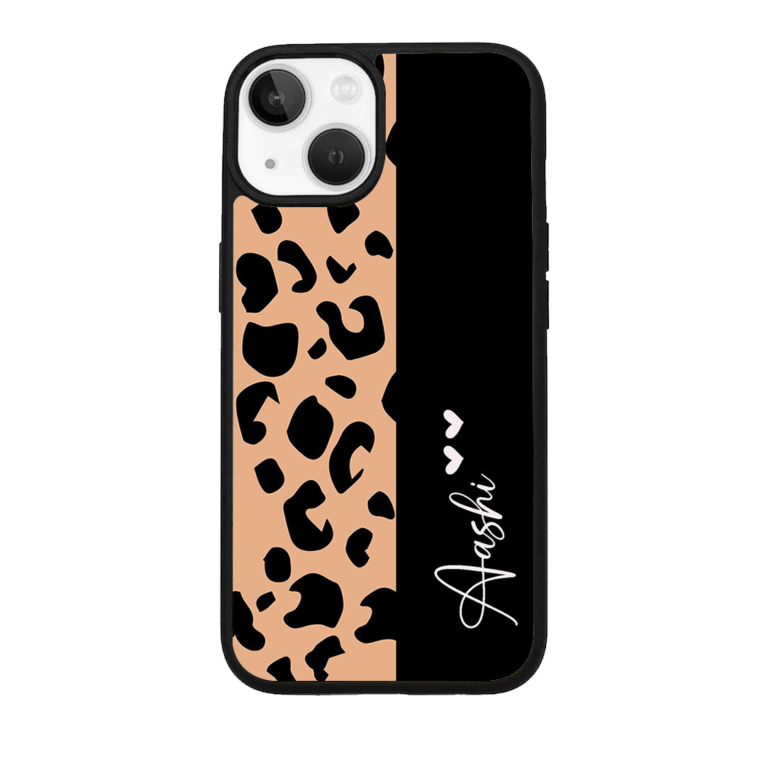 Leopard Glossy Metal Case Cover For iPhone ShopOnCliQ