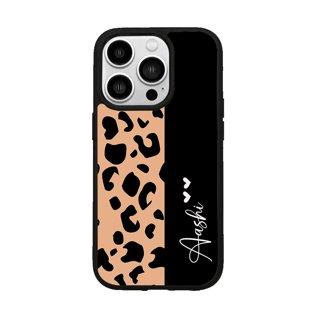 Leopard Glossy Metal Case Cover For iPhone ShopOnCliQ