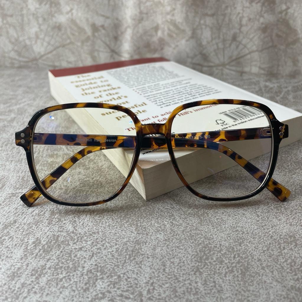 Leopard Spectacle Optical Eyeglasses Frames Blue Light Blocking Glasses - ShopOnCliQ