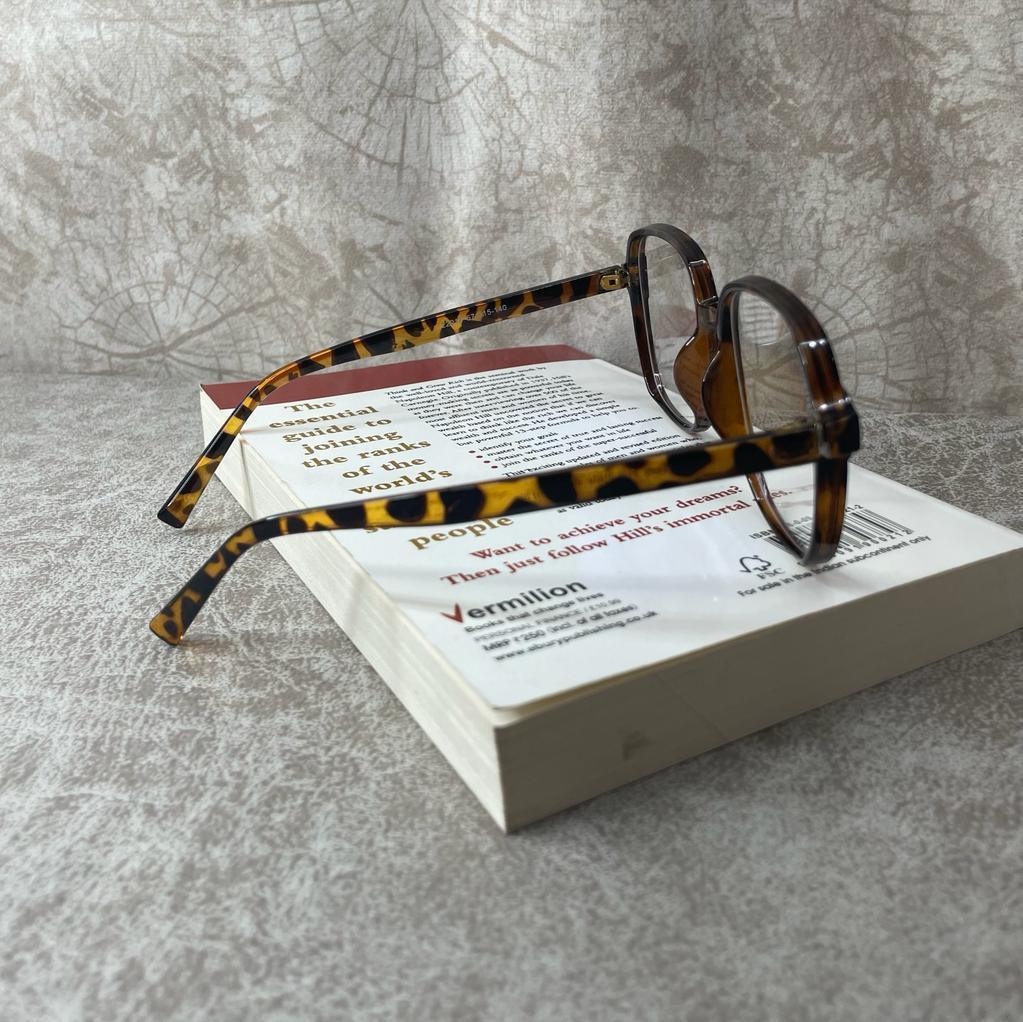 Leopard Spectacle Optical Eyeglasses Frames Blue Light Blocking Glasses - ShopOnCliQ