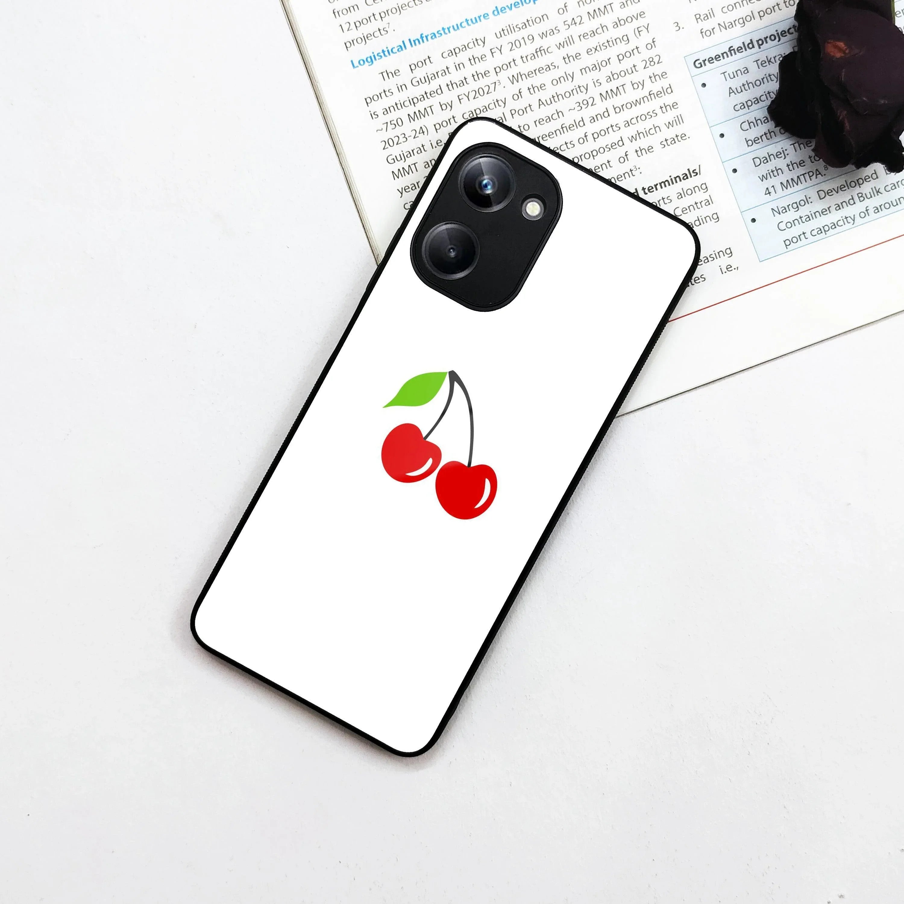 Cherry Glass Case Cover For Realme/Narzo - ShopOnCliQ