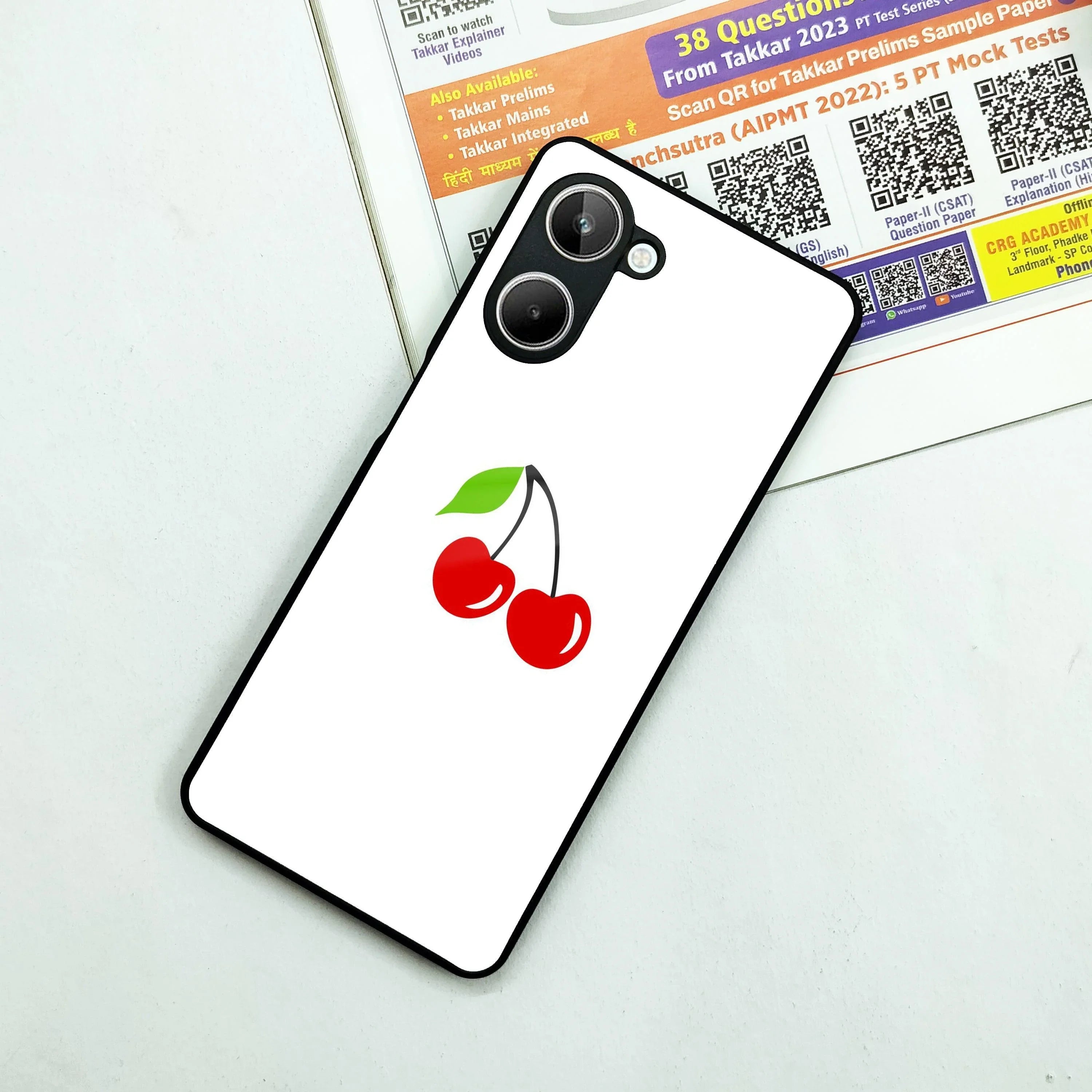 Cherry Glass Case Cover For Realme/Narzo - ShopOnCliQ