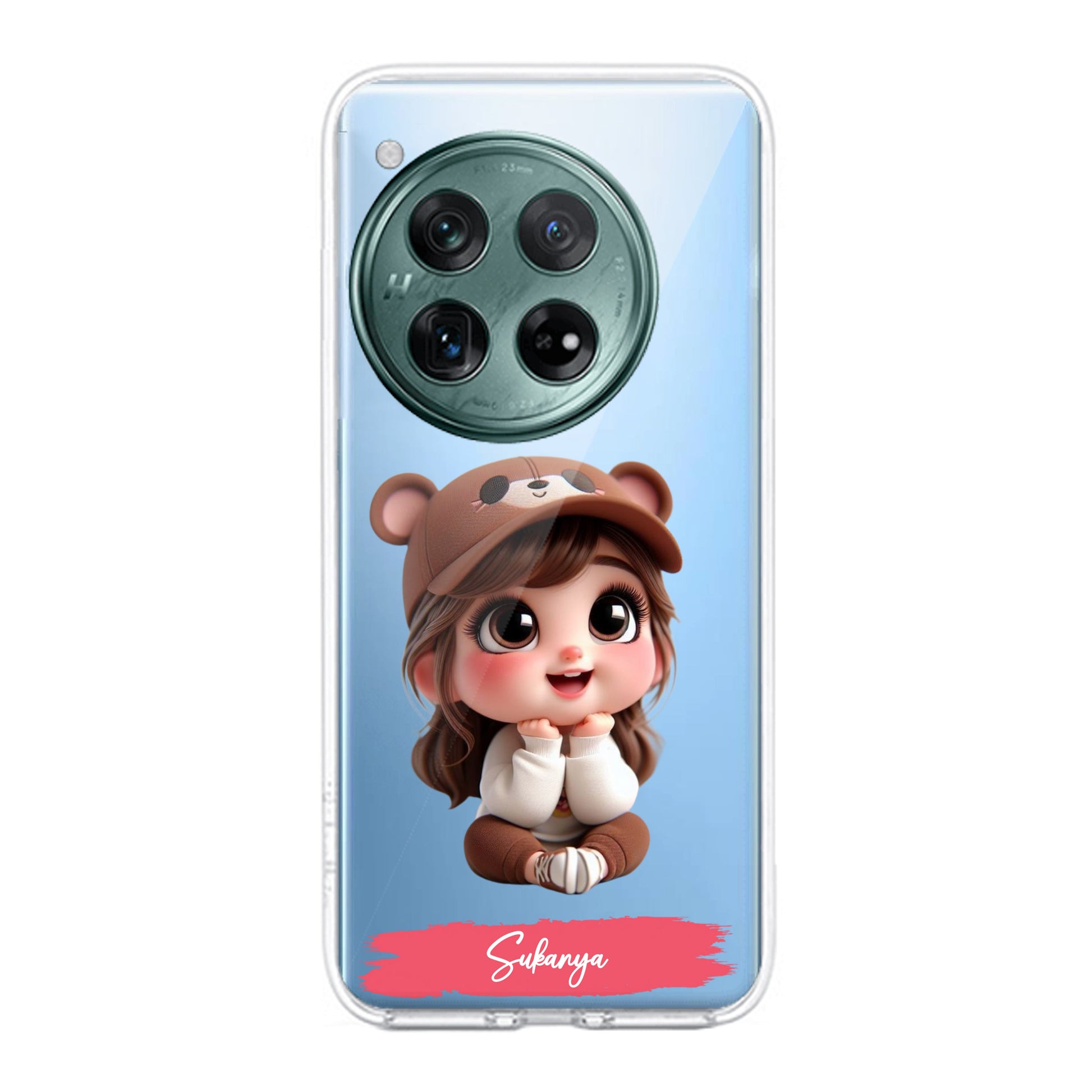 Little Girl Customize Transparent Silicon Case For OnePlus - ShopOnCliQ