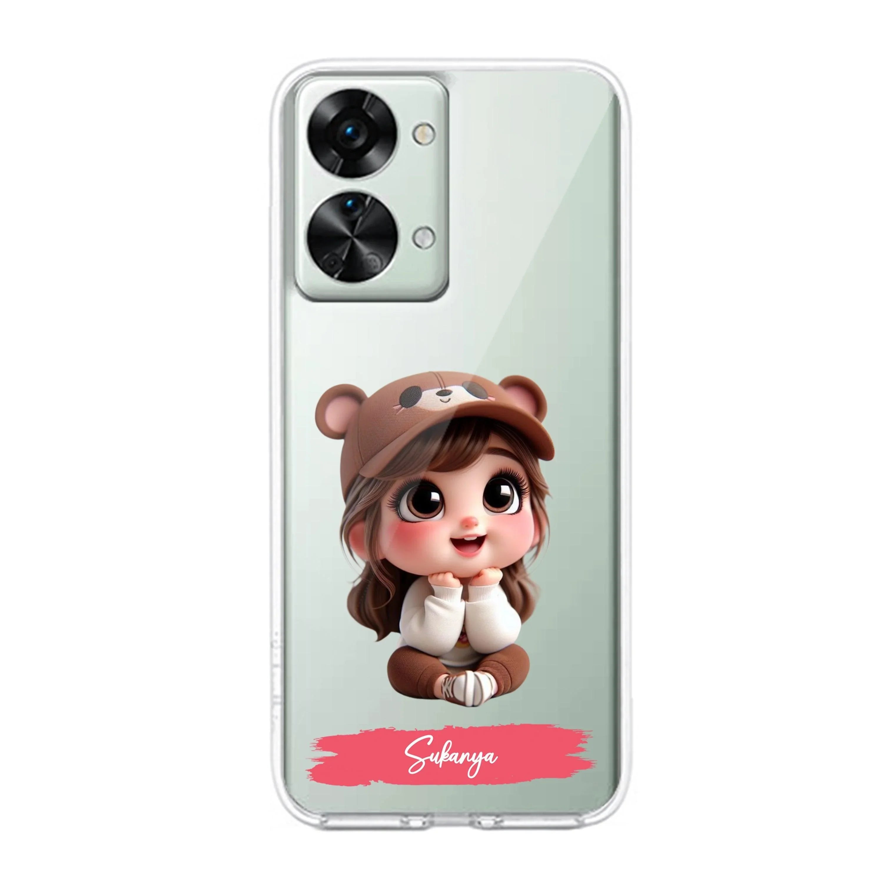 Little Girl Customize Transparent Silicon Case For OnePlus - ShopOnCliQ