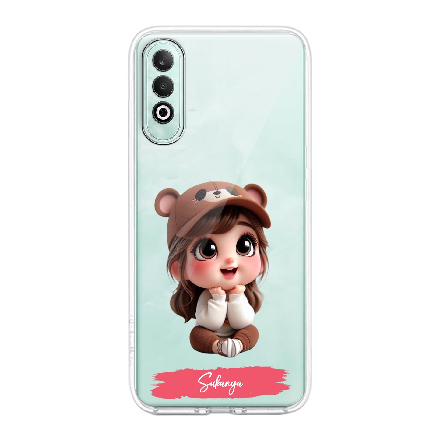 Little Girl Customize Transparent Silicon Case For OnePlus - ShopOnCliQ