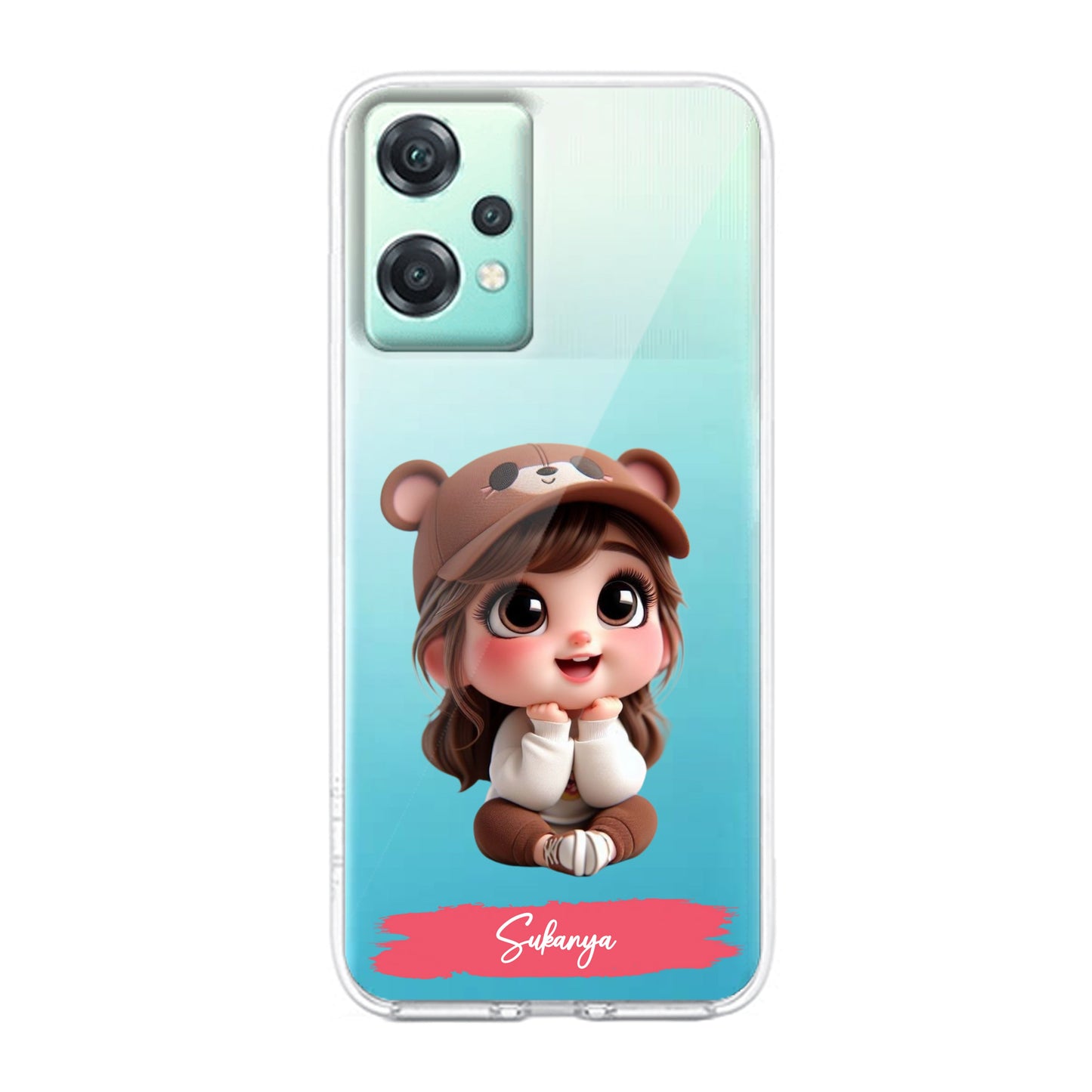 Little Girl Customize Transparent Silicon Case For OnePlus - ShopOnCliQ