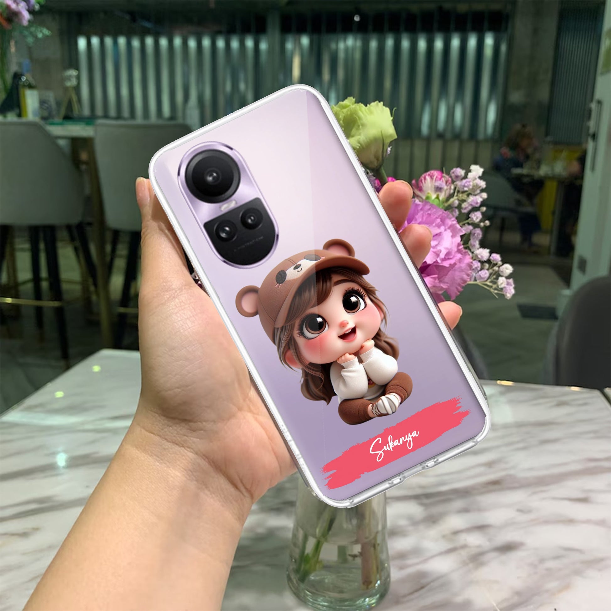 Little Girl Customize Transparent Silicon Case For Oppo ShopOnCliQ