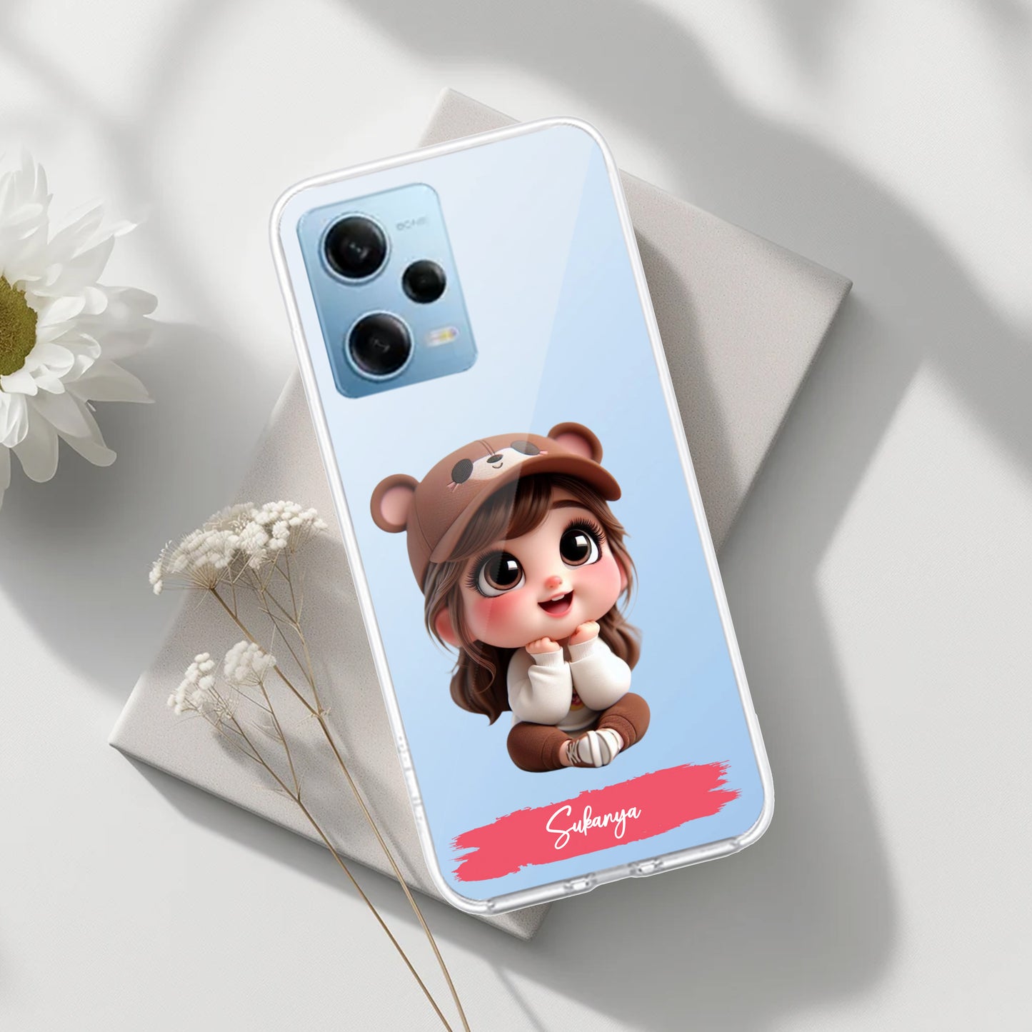 Little Girl Customize Transparent Silicon Case For Poco - ShopOnCliQ