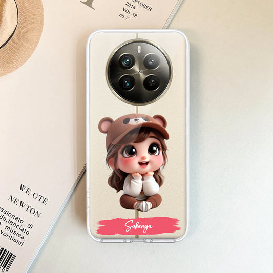 Little Girl Customize Transparent Silicon Case For Realme/Narzo ShopOnCliQ