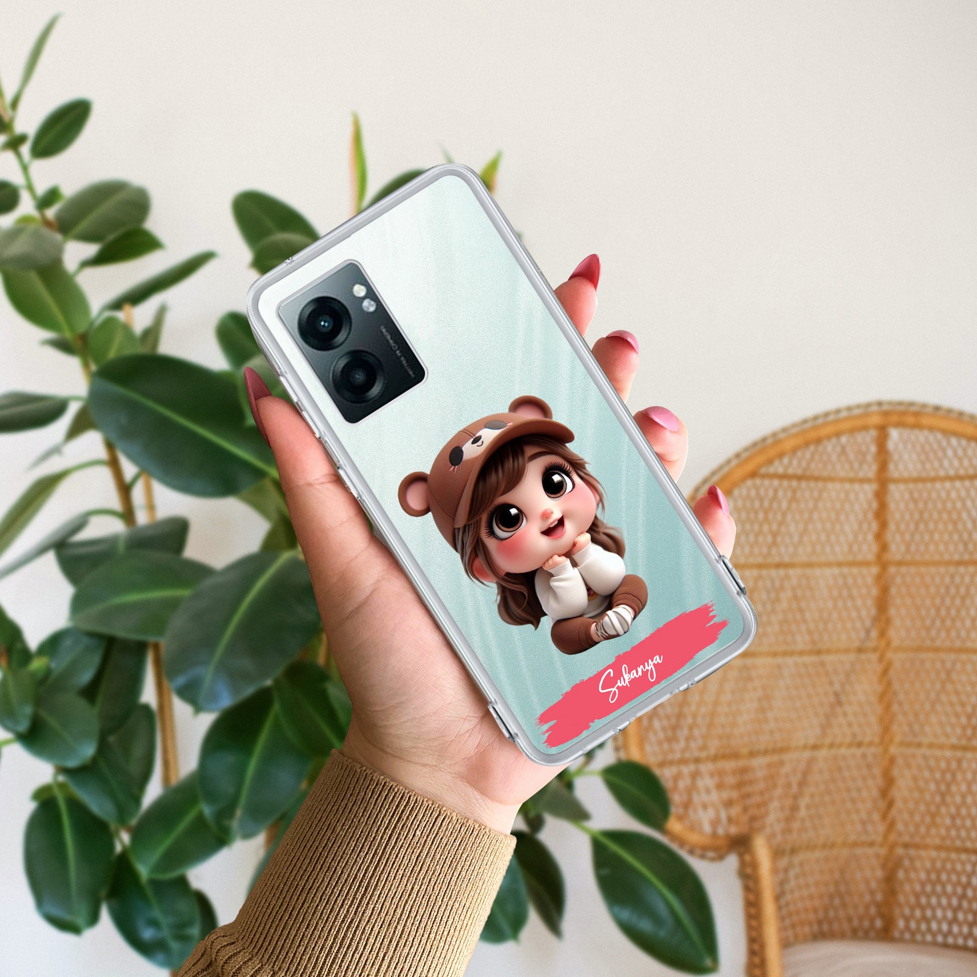 Little Girl Customize Transparent Silicon Case For Realme/Narzo - ShopOnCliQ