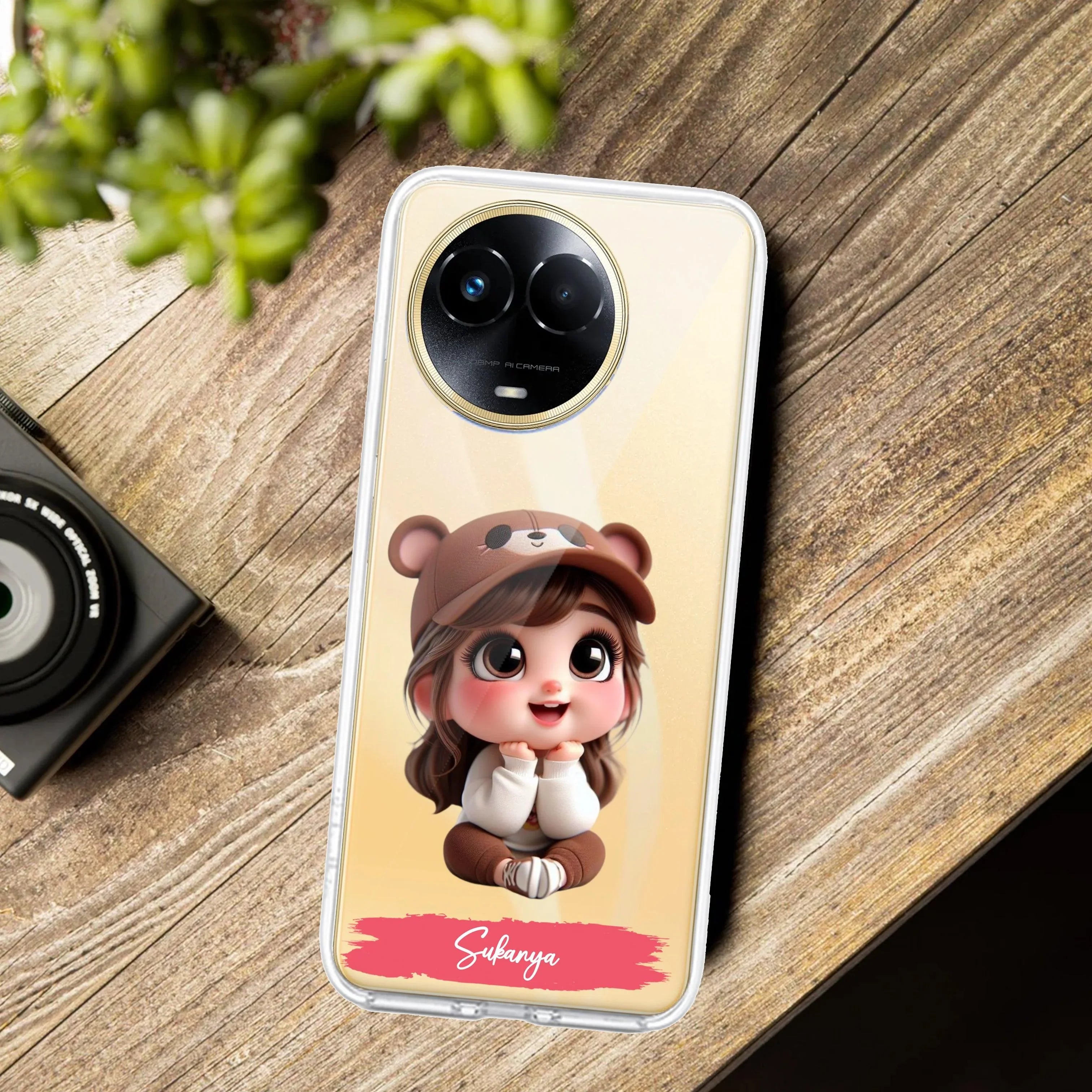 Little Girl Customize Anti Yelllow Case For Realme C67 5G