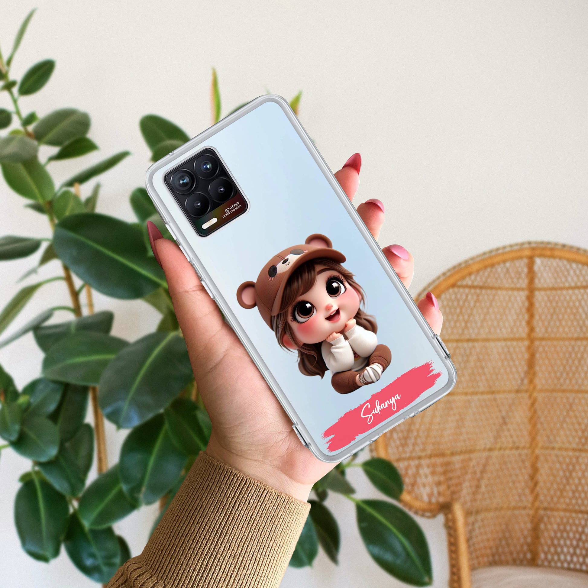 Little Girl Customize Transparent Silicon Case For Realme/Narzo - ShopOnCliQ