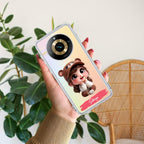 Little Girl Customize Transparent Silicon Case For Realme C55