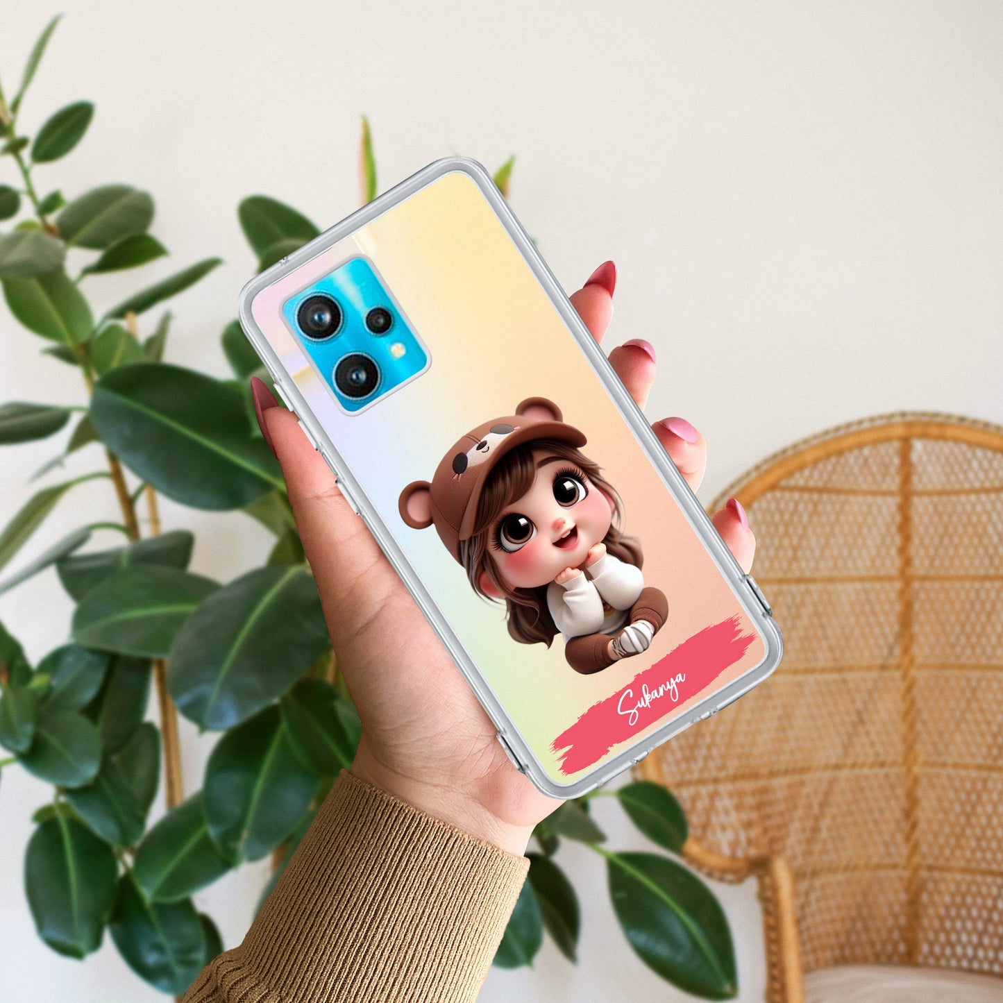 Little Girl Customize Transparent Silicon Case For Realme/Narzo - ShopOnCliQ