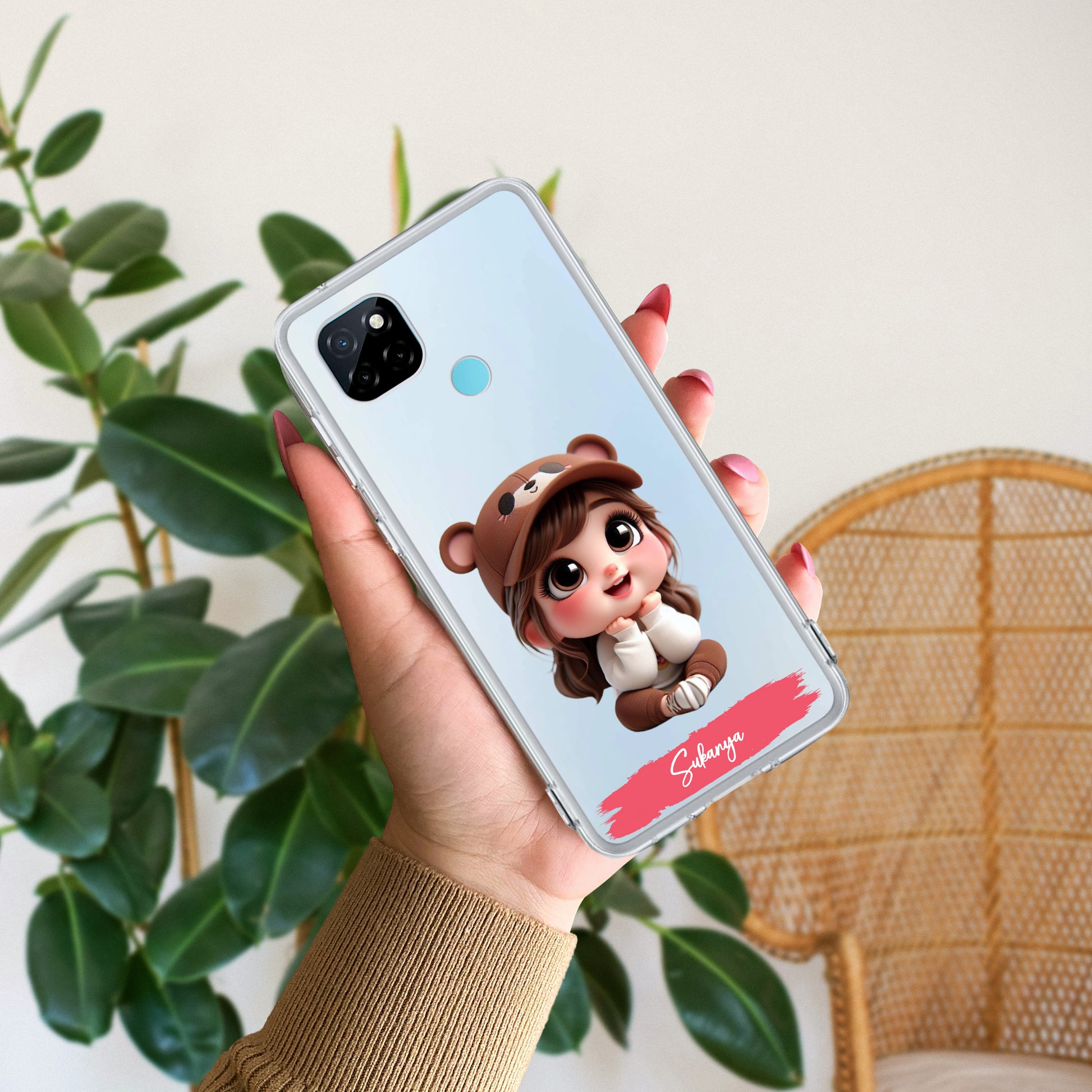 Little Girl Customize Transparent Silicon Case For Realme/Narzo - ShopOnCliQ