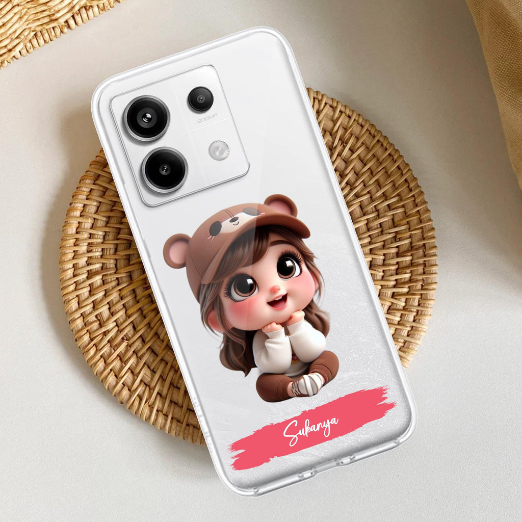 Little Girl Customize Transparent Silicon Case For Redmi/Xiaomi - ShopOnCliQ